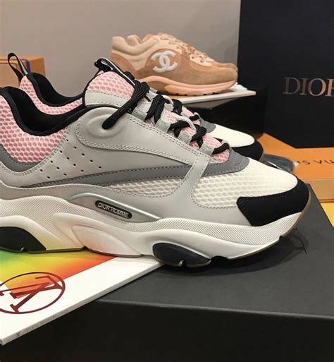 light pink Dior sneakers